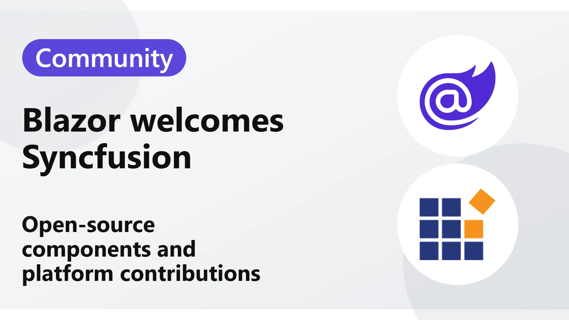 Technical Collaboration Between Microsoft and Syncfusion to Enhance the Blazor Ecosystem