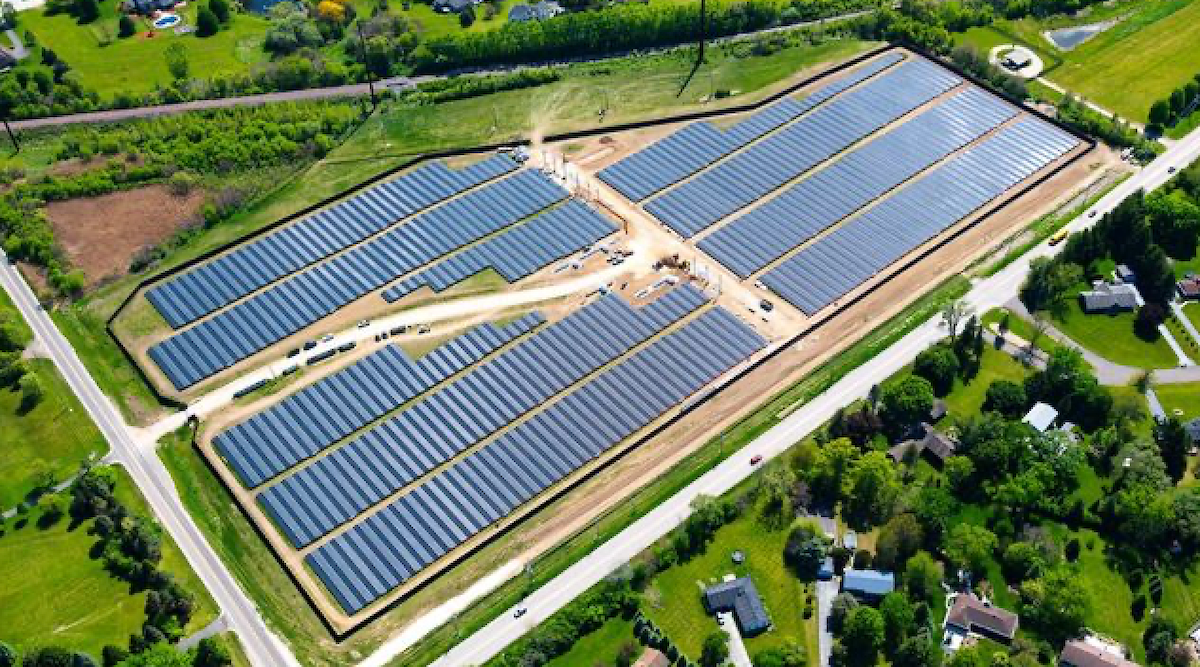 High-Density Mounting System Enables Construction of an 11-Megawatt Solar Plant on Limited Land