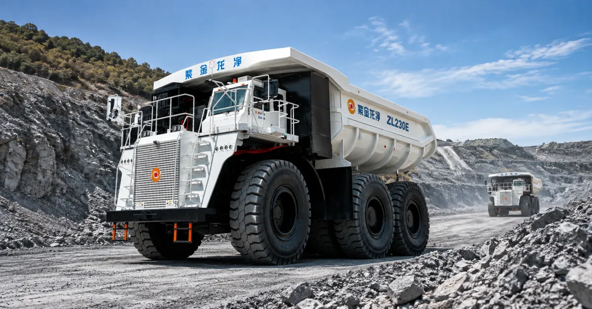 شاحنة Longking ZL230E الكهربائية بوزن 350 طناً تستهدف إعادة تعريف معدات التعدين الثقيلة