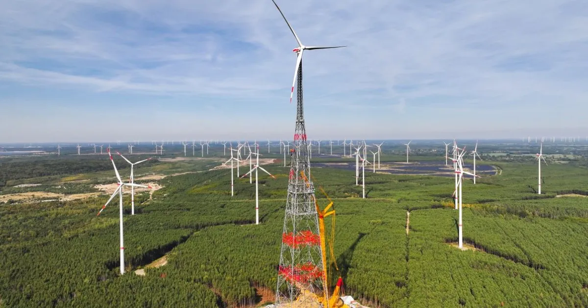 A 365-Meter-Tall Wind Turbine Enters the Testing Phase in Germany