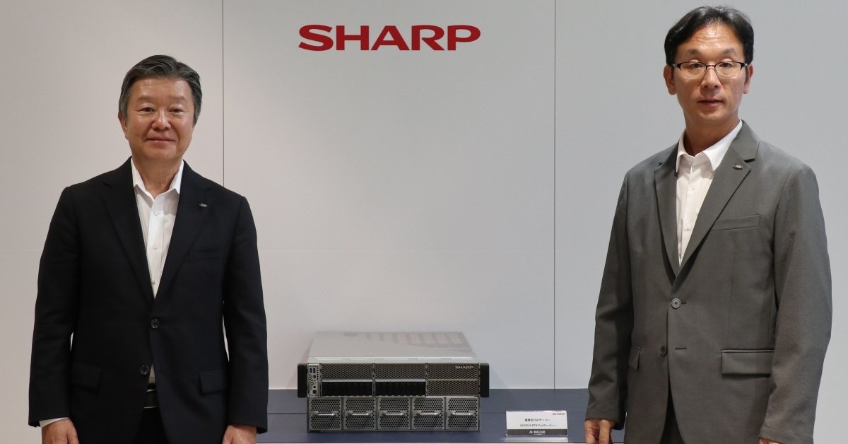 Sharp تبدأ قبول طلبات خوادم ذكاء اصطناعي وتستهدف مبيعات بقيمة 250 مليار ين بحلول 2030
