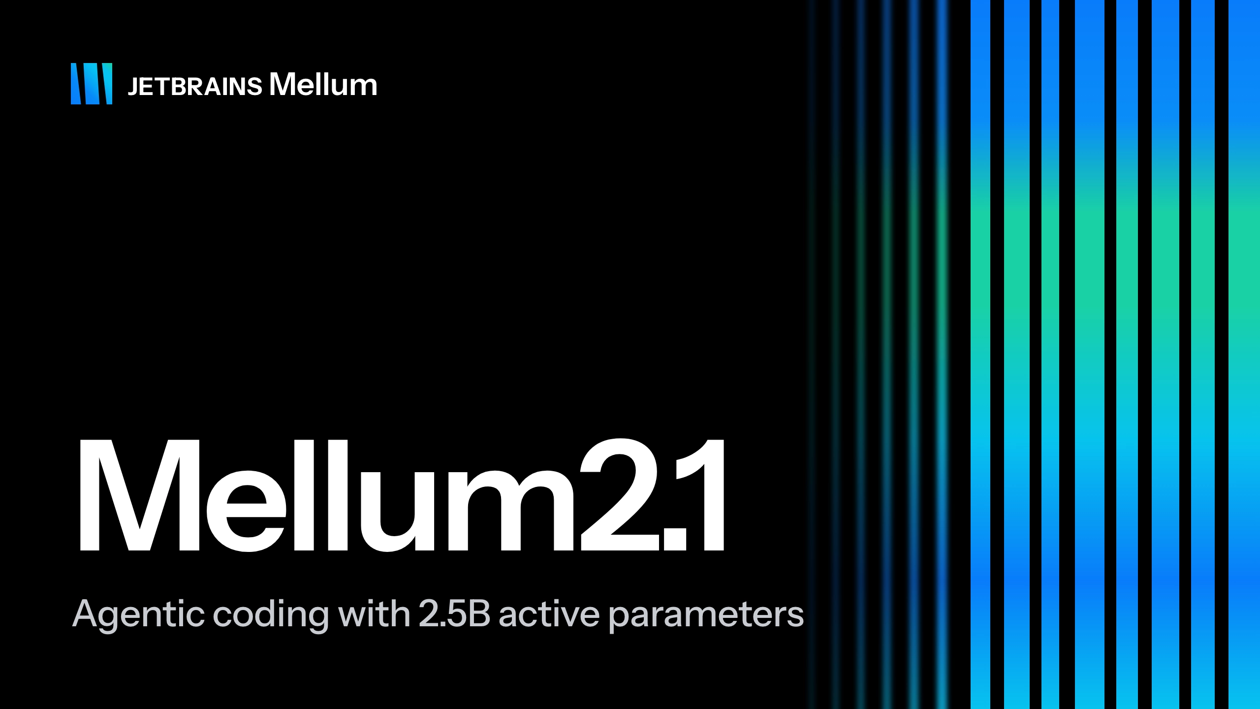 JetBrains lanza Mellum2.1 como modelo abierto y rápido para agentes de programación