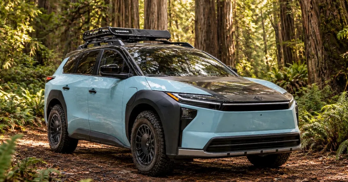 Toyota reveals five "Woodland" adventure-equipped concept cars, including the electric bZ model