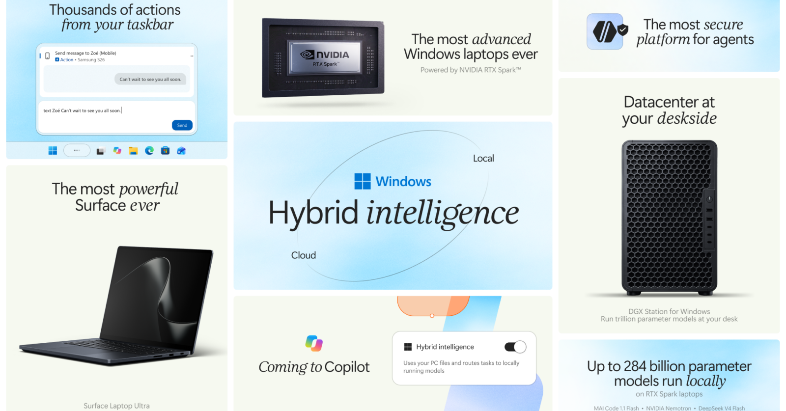 Microsoft macht Windows zur Plattform für hybride Intelligenz zwischen lokaler und Cloud-Datenverarbeitung