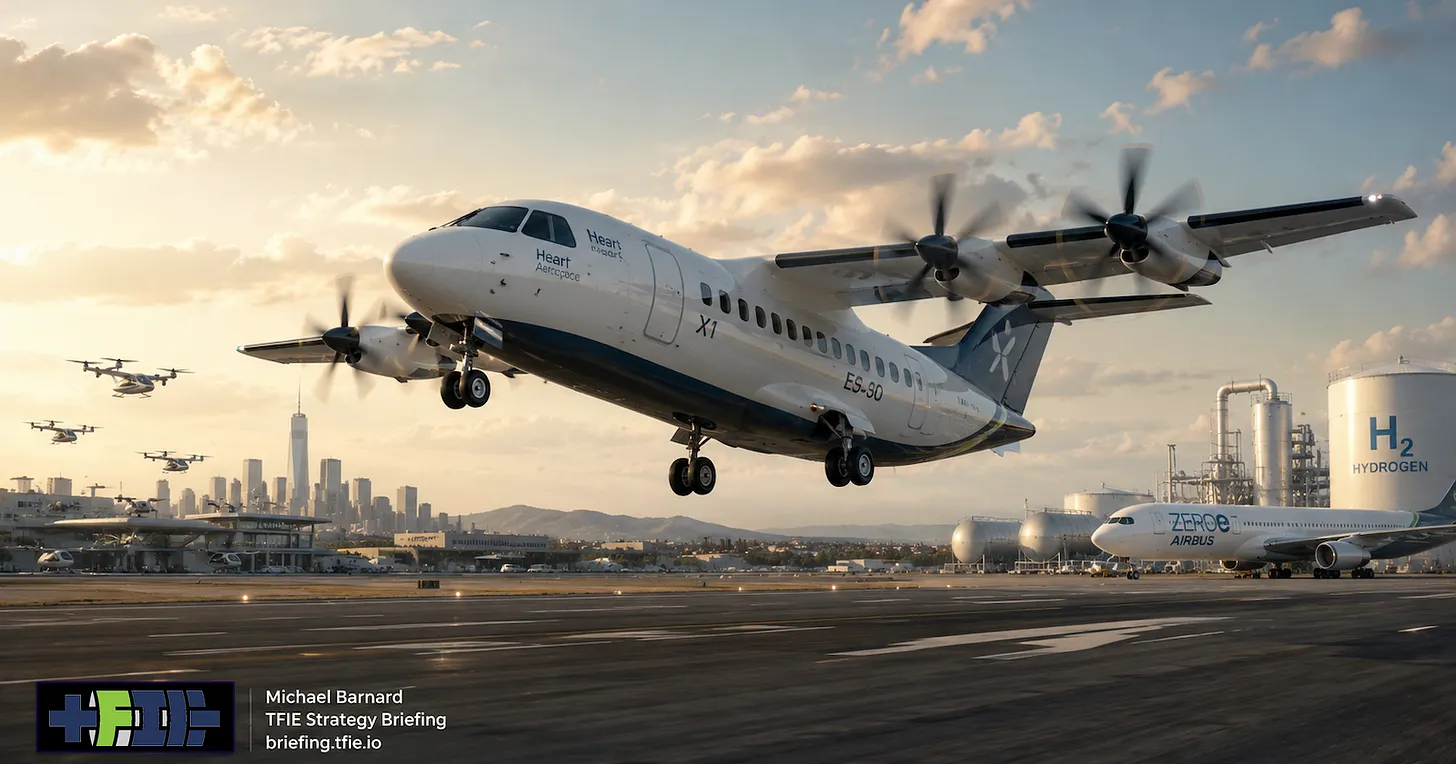 رحلة X1 من Heart Aerospace تختبر مساراً عملياً لكهربة الطيران الإقليمي