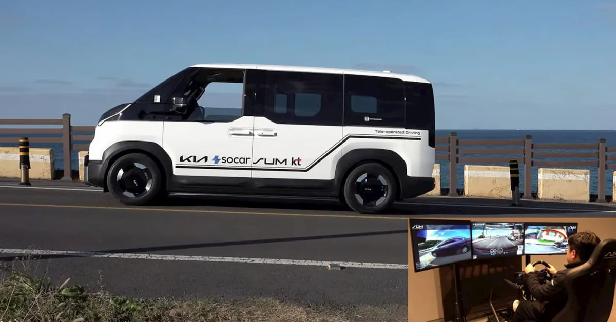 Kia Tests a Remote Vehicle-Sharing Service Using the PV5 Electric Van