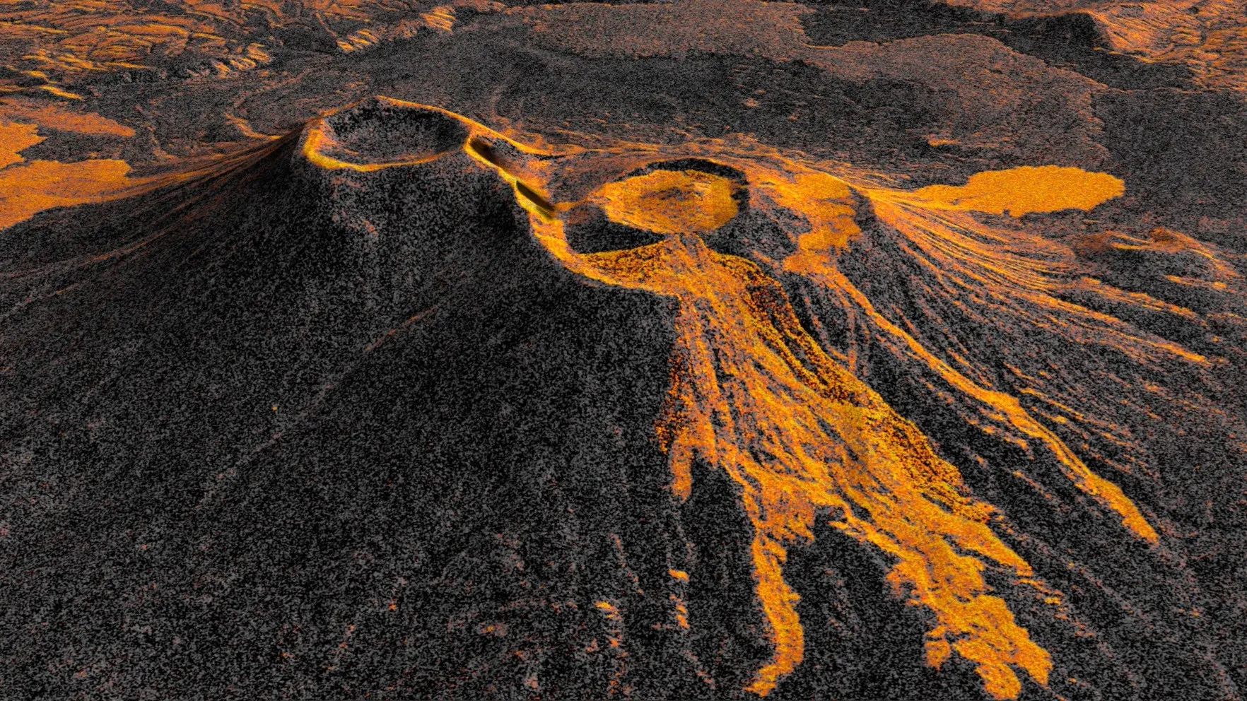 The American-Indian NISAR Satellite Observes the Development of a Volcanic Eruption on the Kamchatka Peninsula