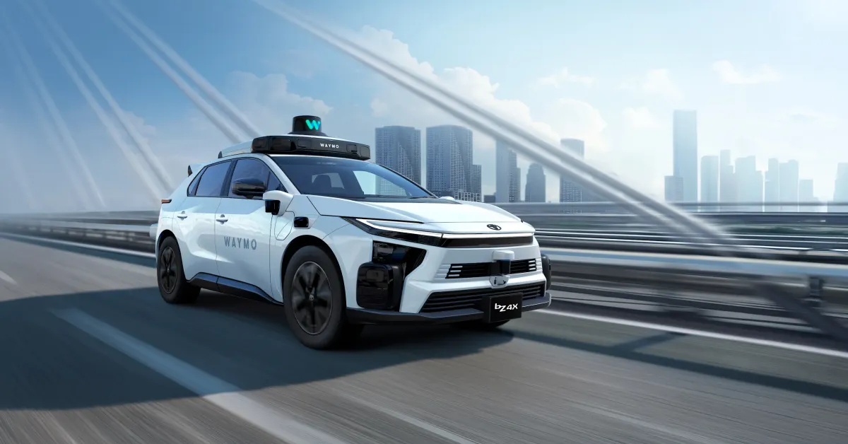 Waymo Selects Toyota bZ4X as New Robotaxi Platform Starting in Japan