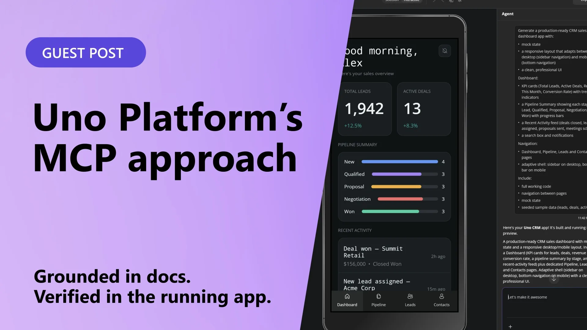 كيف تستخدم Uno Platform بروتوكول MCP للتحقق من تطبيقات .NET التي تبنيها وكلاء الذكاء الاصطناعي