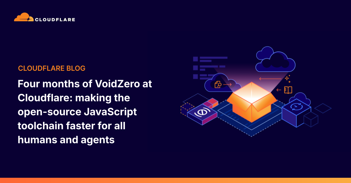 Cloudflare تستعرض 80 إصداراً لتسريع أدوات JavaScript عبر VoidZero