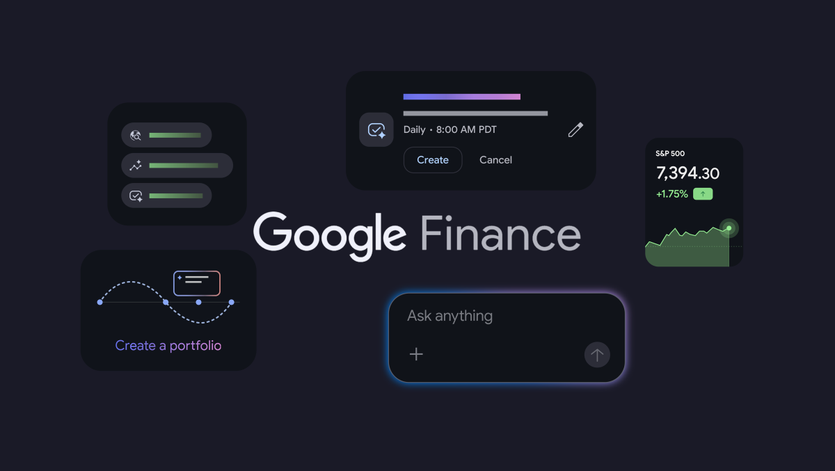 غوغل تطلق تطبيق Google Finance مخصصاً لأجهزة أندرويد