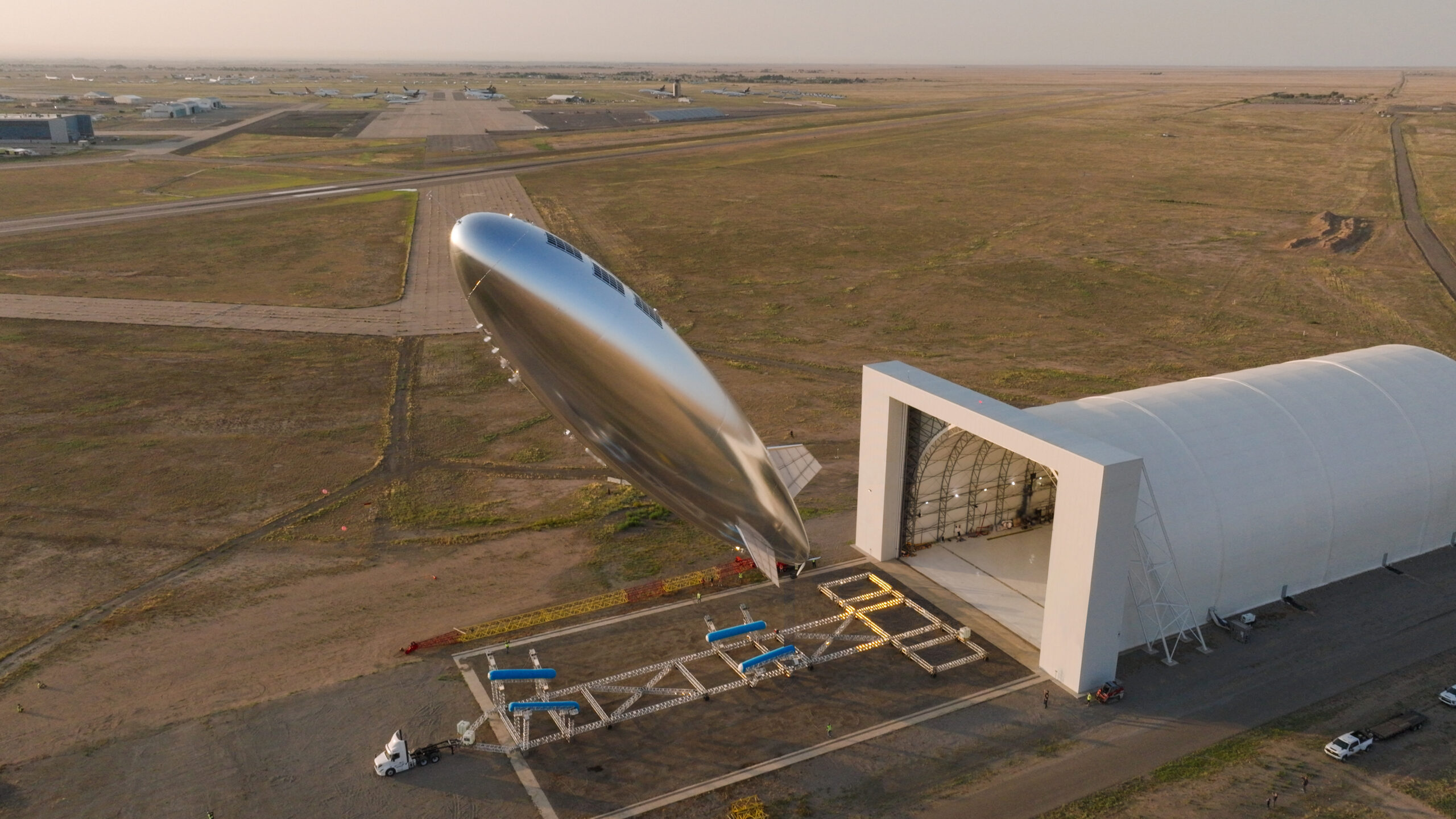 Stratospheric Aerial Platform Crosses the Pacific to Test Celestial Communications Tower Concept