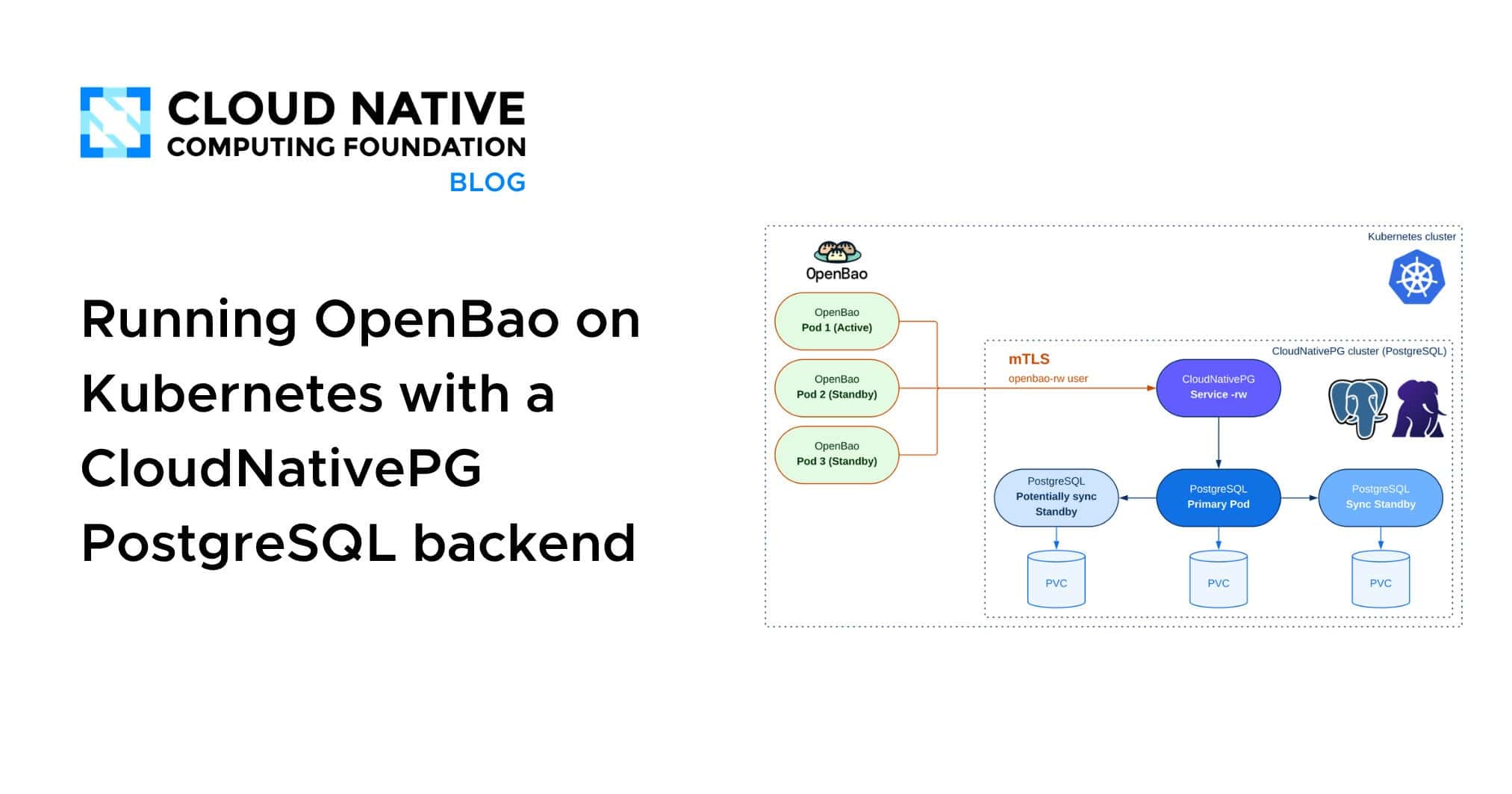 كيفية تشغيل OpenBao على Kubernetes باستخدام CloudNativePG كخلفية PostgreSQL