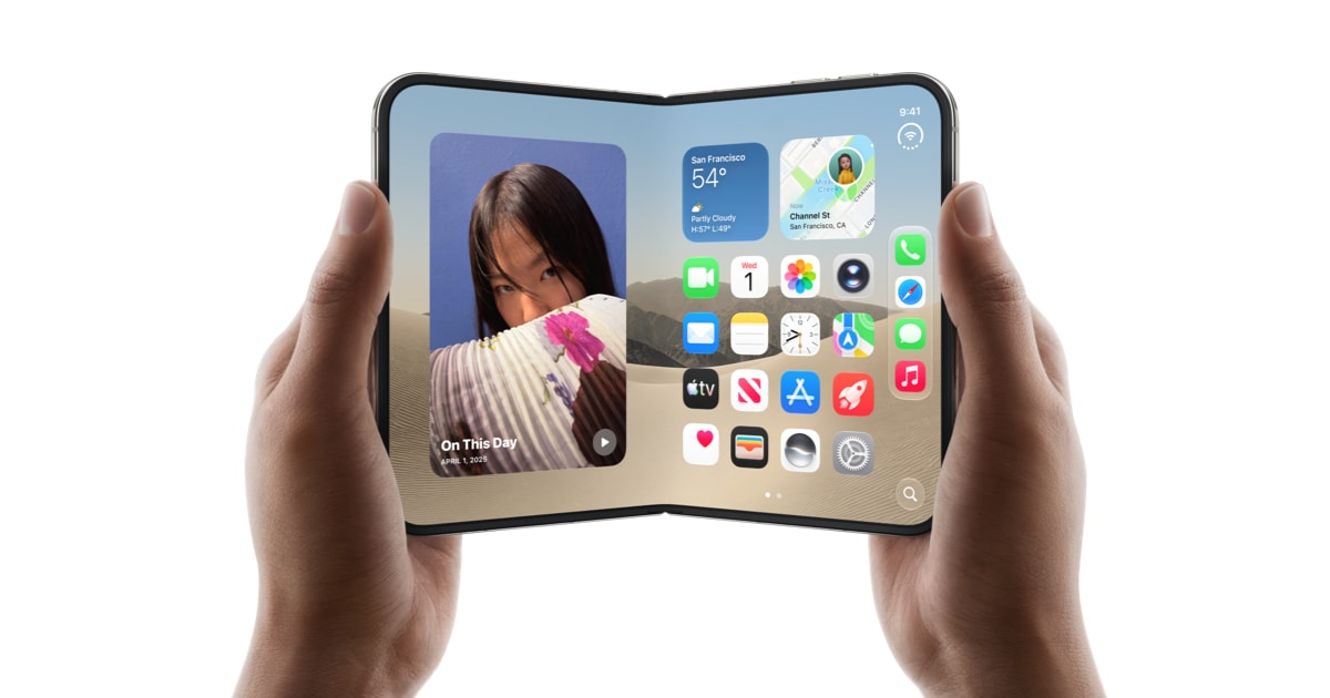 Apple تكشف عن iPhone Duo، أول هاتف iPhone قابل للطي