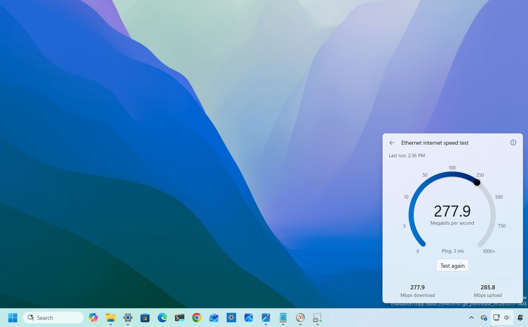 Microsoft encerra a dependência do navegador: teste de velocidade da internet torna-se um recurso integrado no Windows 11