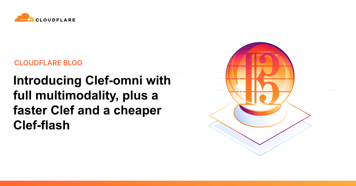Cloudflare Launches Clef-omni to Process Text, Images, Audio, and Video Through a Single Model