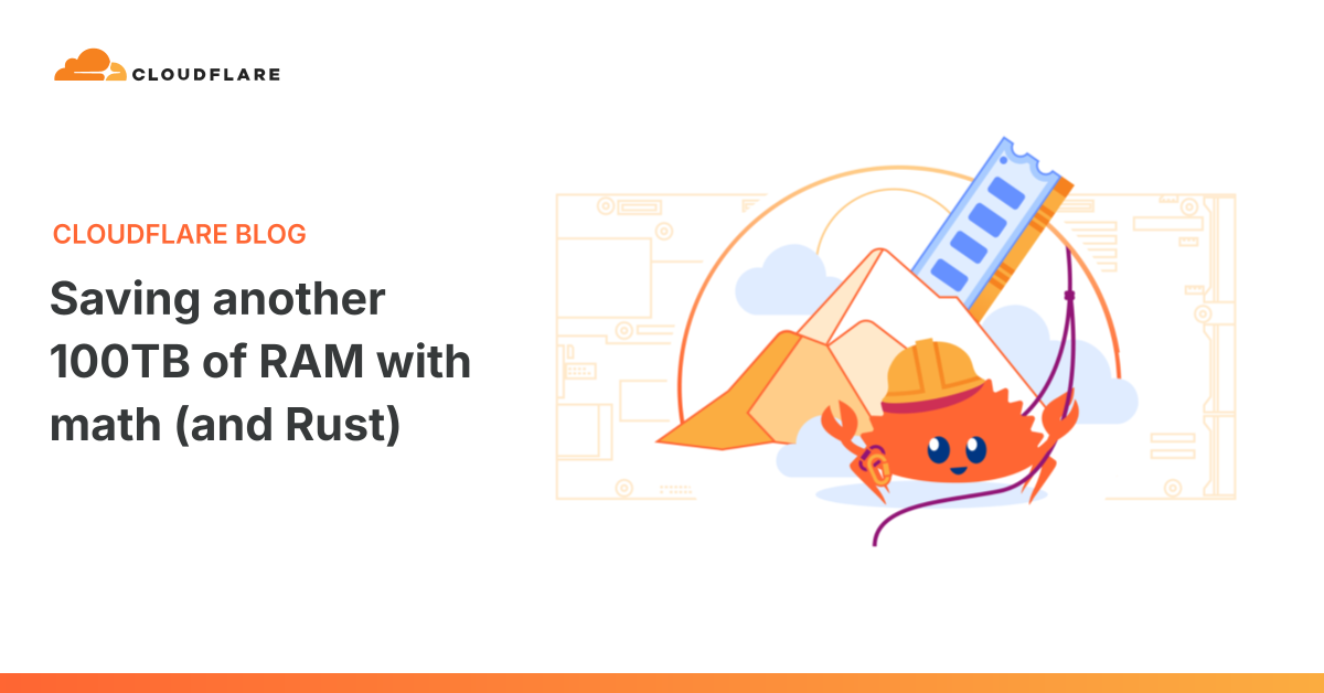 Cómo ahorró Cloudflare más de 100 terabytes de memoria utilizando las matemáticas y Rust