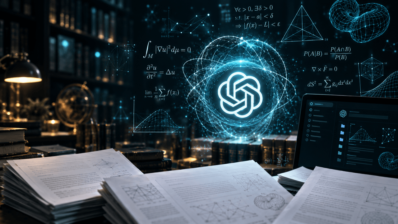 OpenAI تنشر 722 دراسة رياضية أنتجها نموذج ذكاء اصطناعي داخلي