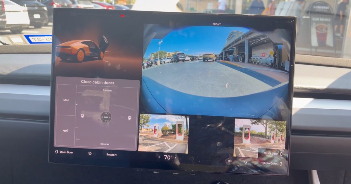 Tesla تخفي عصا تحكم افتراضية لقيادة Cybercab يدوياً