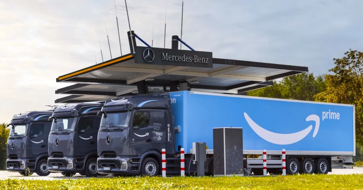 Amazon تشغّل 50 شاحنة Mercedes-Benz eActros كهربائية في ألمانيا قبل نهاية 2026
