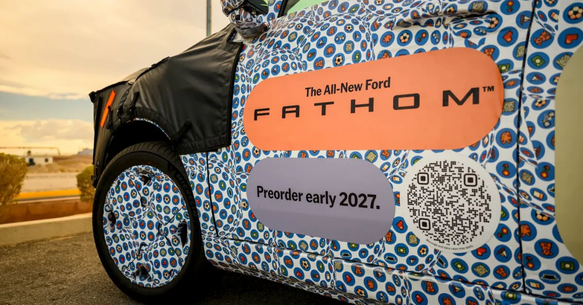 Ford’s Electric Vehicle Sales Plunge 80% in the U.S. Ahead of Fathom Truck Launch
