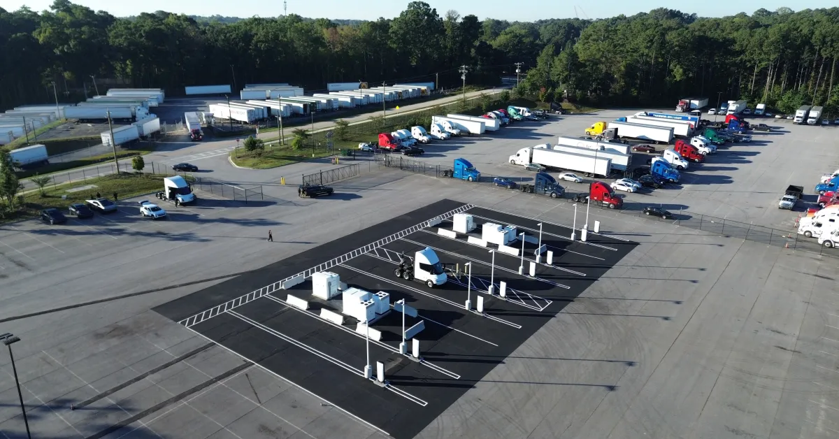 Tesla Opens Its First Public Charging Corridor for Semi Trucks Outside California
