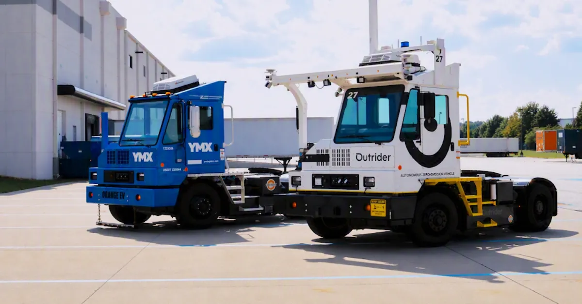 YMX Tests Autonomous Electric Yard Trucks from Outrider